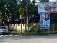 Baliho Ucapan Natal, Ketua Perempuan Amanat Nasional (PUAN) Sulsel, Hj Sitti Husniah Talenrang