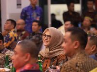 Ketua DPRD Sulawesi Selatan, Andi Rachmatika Dewi, turut hadir dalam acara malam pisah sambut Penjabat (PJ) Gubernur Sulsel yang digelar pada Minggu, (5/1/2025). Foto (Ical).