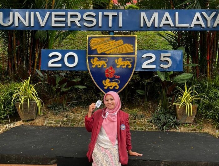 Fahmi Aulia, mahasiswi Program Studi Pendidikan Bahasa Inggris Fakultas Keguruan dan Ilmu Pendidikan (FKIP) Universitas Muhammadiyah Bulukumba (UM Bulukumba), berhasil terpilih sebagai delegasi International Volunteer Chapter Malaysia Batch 7. Foto (Ist).