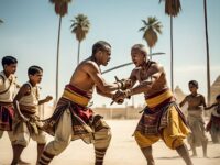 Ilustrasi, Duel Sengit Sesama Besan Gunakan Senjata Tajam. Foto (Historial)