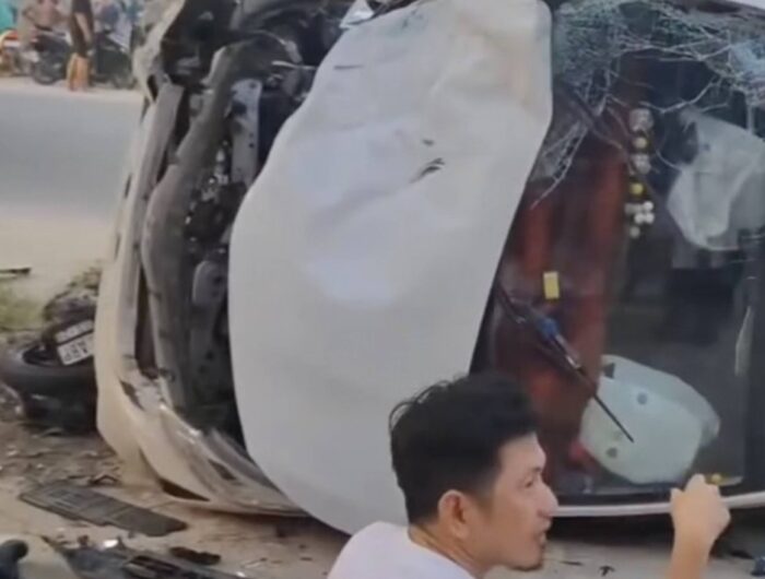 Kejadian naas menimpa satu keluarga tewas setelah ditabrak pengendara mobil di Jalan Hangtuah, Kecamatan Tenayan Raya, Kota Pekanbaru, Riau, pada Rabu pagi (1/1). (Dok: Polres Pekanbaru).