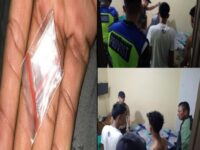 Personel gabungan dari Polsek Biringkanaya dan Linud 700 Raider Berhasil Menciduk Tiga Remaja Saat Razia. Foto (Ist).