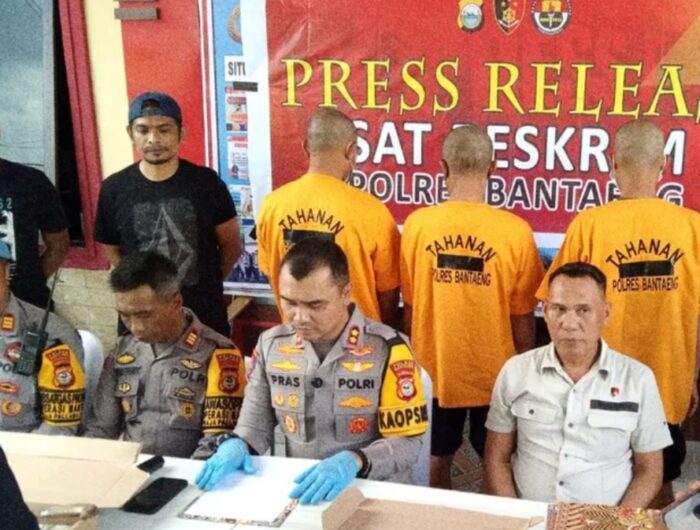 Pelaku pembunuhan di Pajukukang Bantaeng terancam hukuman mati atau penjara seumur hidup (Foto: JejakSulsel).