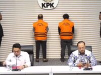 KPK mengumumkan penetapan dua tersangka dugaan korupsi untuk kasus pengadaan pembelian server dan storage atau penyimpanan data di anak perusahaan PT Telkom. Foto (Ist).