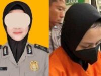 Briptu Fadhilatun Nikmah (Briptu FN), polisi wanita yang membakar suaminya, Briptu Rian Dwi Wicaksono hingga tewas di Mojokerto, Jawa Timur, dijatuhi vonis empat tahun penjara. Foto (Ist).