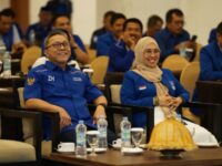 Ketua DPP PAN, Zulkifli Hasan dan Bupati Terpilih Kabupaten Gowa, Husniah Talenrang. Foto (Ist).