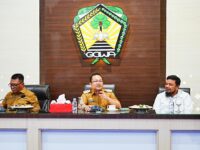 Rapat internal untuk mematangkan persiapan penyambutan Bupati Gowa, Husniah Talenrang, dan Wakil Bupati Darmawangsyah Muin pada 28 Februari 2025 mendatang. Foto (Ist)