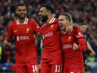 Prediksi skor Everton vs Liverpool dalam lanjutan Liga Inggris 2024-2025 / Reuters-Lee Smith