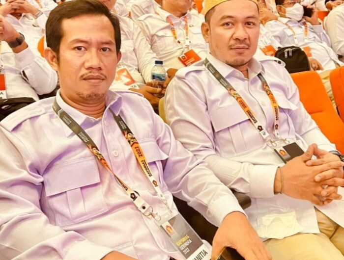 Trisal Tahir bersama Andi Unru Baso. Foto (Int)