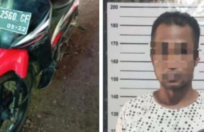 Polsek Tamalatea Berhasil Amankan Pelaku Pencurian Sepeda Motor di Gowa. (Ist)