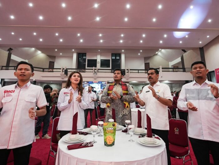 Ketua Himpunan Pengusaha Muda Indonesia (HIPMI) Sulsel Andi Amar Ma’ruf baru saja melantik puluhan anggota kepengurusan HIPMI Culinary Indonesia (HCI)