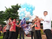 Bupati Gowa, Husniah Talenrang, meluncurkan program 'Gowa Annangkasi' atau Gerakan Gotong Royong Bersih Rumah Ibadah dan Lingkungan