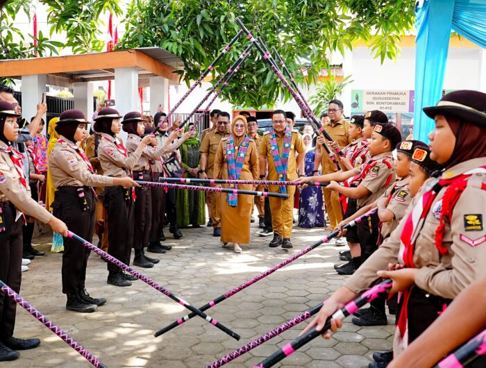 Bupati Gowa, Husniah Talenrang, resmi meluncurkan program "Ayo Mengaji" di SD Negeri 6 Bontokamase, Sungguminasa, Kecamatan Sombaopu, pada Senin (10/3/2025). Foto (Ist)