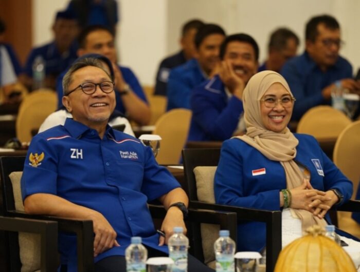 Bupati Gowa, Husniah Talenrang dan Ketua DPP PAN, Zulkifli Hasan