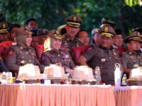 Husniah Talenrang, menghadiri Apel Gelar Pasukan Kesiapsiagaan Nasional Satuan Polisi Pamong Praja (Satpol PP) dan Satuan Perlindungan Masyarakat (Satlinmas) tingkat Provinsi Sulawesi Selatan.