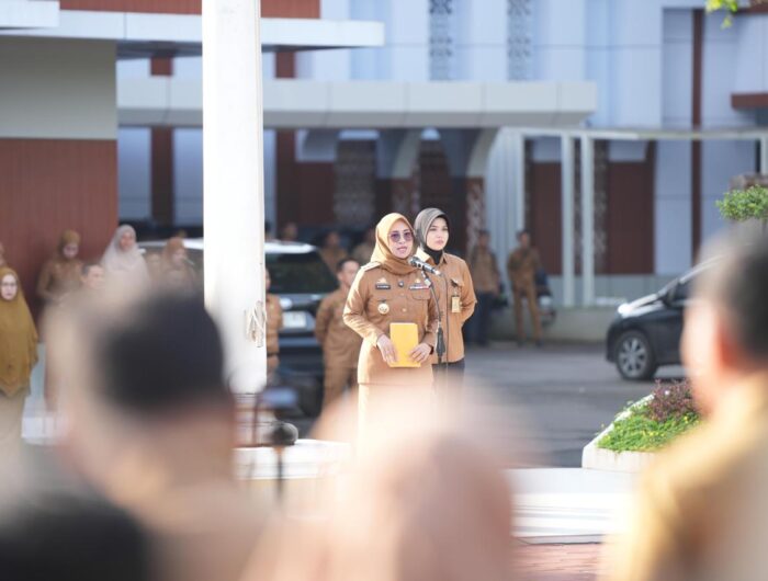 Apel Perdana Pasca Libur Lebaran, Bupati Husniah Ajak Jajaran Pemkab Gowa Sukseskan Program "Gowa Bersama"