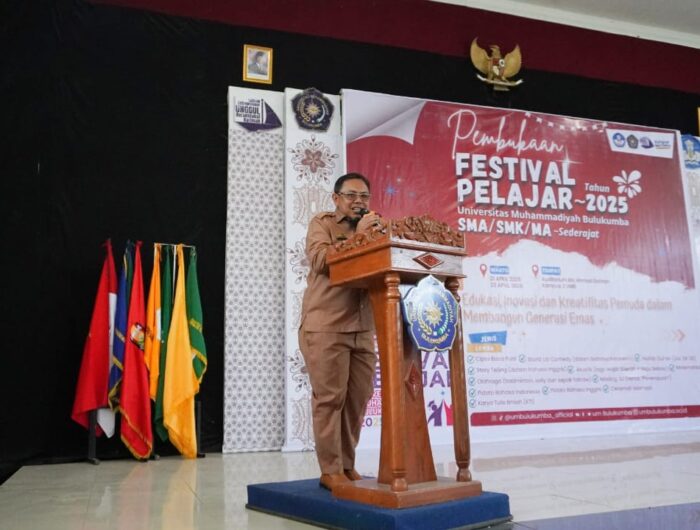Universitas Muhammadiyah Bulukumba (UM Bulukumba) menyelenggarakan Festival Pelajar Tahun 2025 yang berlangsung selama tiga hari, 21–23 April 2025.