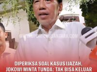 Presiden ke-7 RI, Joko Widodo, dijadwalkan menjalani pemeriksaan sebagai pelapor dalam kasus dugaan pencemaran nama baik terkait tudingan ijazah palsu.