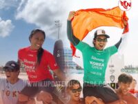 Dua atlet selancar Indonesia berhasil mencetak prestasi gemilang dalam ajang Siheung Korea Open 2025 yang diselenggarakan di Wave Park, Siheung, Korea Selatan.