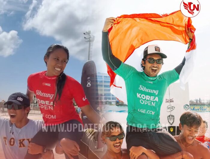 Dua atlet selancar Indonesia berhasil mencetak prestasi gemilang dalam ajang Siheung Korea Open 2025 yang diselenggarakan di Wave Park, Siheung, Korea Selatan.