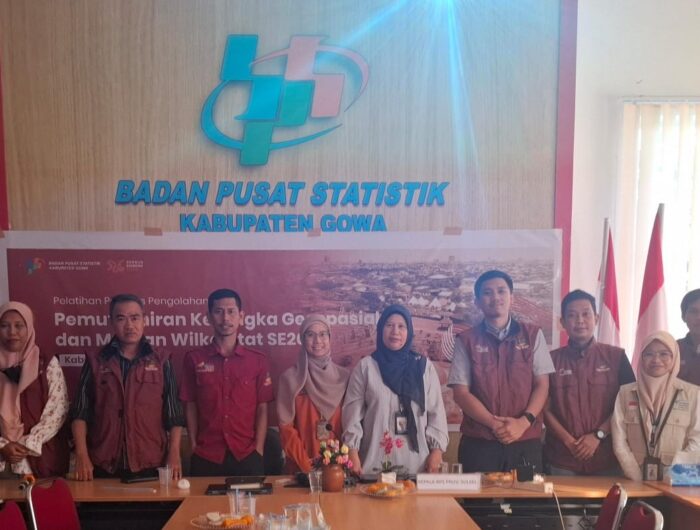 SDM PKH Gowa, Muhammad Fadhil Beri Apresiasi Pada BPS Gowa atas Pelatihan Ground Check DTSEN