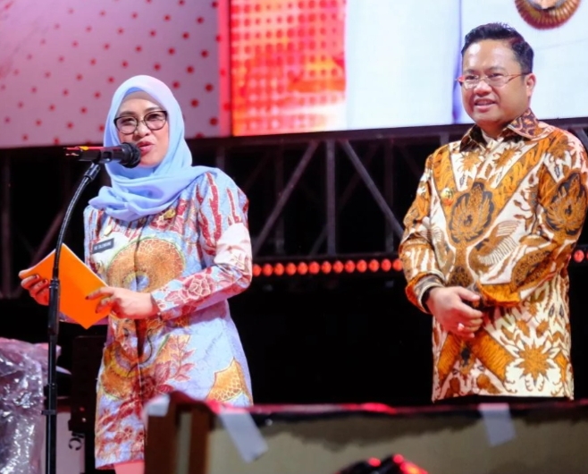 Bupati Gowa, Sitti Husniah Talenrang, dalam sambutannya menegaskan pentingnya kolaborasi dalam pembangunan daerah.