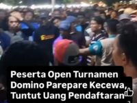 Turnamen Domino Walikota Cup Parepare Berujung Kekecewaan, Peserta Tuntut Pengembalian Uang